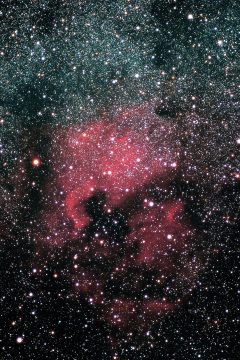新片场ai猜你喜欢·宇宙边疆纪录片封面，浩瀚星云与行星轨道的震撼宇宙全景图